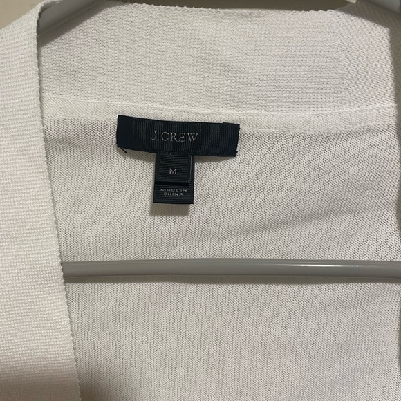 J. Crew White Cropped Sweater - Picture 2 of 3